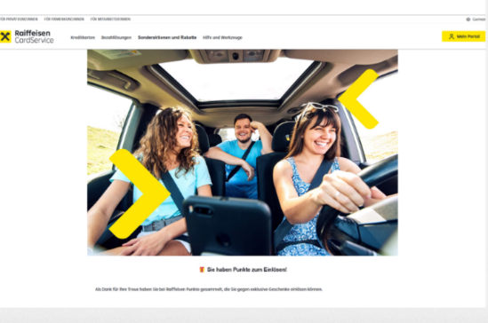 Das ist ein Screenshot der Phishing Seite von Raiffeisen